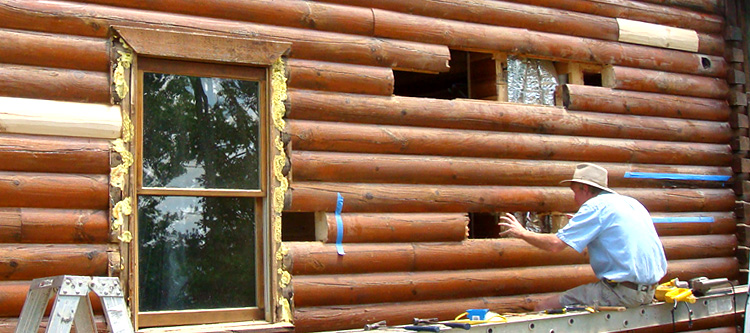 Log Home Repair Bristol City, Virginia